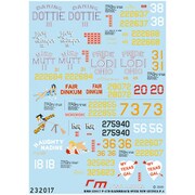 HGW233917 1/32 エアクラフト用 P-47D レザーバック ニューギニア上空 パート4 w/国籍マーク デカール [プラモデル用品]