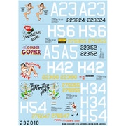 HGW233918 1/32 エアクラフト用 P-47D レザーバック 第58戦闘飛行群 ニューギニア上空 w/国籍マーク デカール [プラモデル用品]