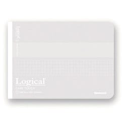 ロジカル ケアタッチ 抗ウイルス表紙ノート B6ヨコ 30枚 方眼5mm NB605E-S