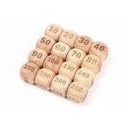 ダメージダイス 16個入り 木製（ナチュラル） [トレーディングカード用品]