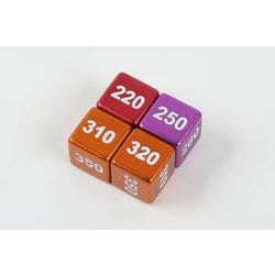ダメージダイス プレミアム 拡張セット 4個入り 金属製 [トレーディングカード用品]