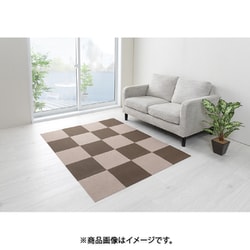 おくだけタイルマット 100枚組 ブラウン OF-81