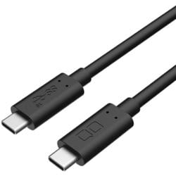 充電・データ転送ケーブル USB-C to USB-C 1m PD100W対応 E-Marker搭載 ブラック CIO-CCPD100W-1-BK