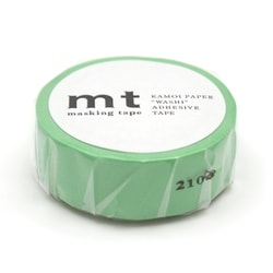マスキングテープ mt 幅15mm×7m巻 1P 若緑 MT01P190R