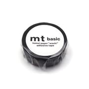 マスキングテープ mt 幅15mm×7m巻 1P マットブラック MT01P207R