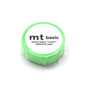 マスキングテープ mt 幅15mm×7m巻 1P ショッキンググリーン MT01P211R