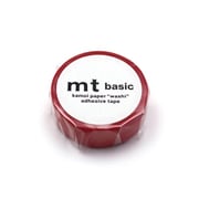 マスキングテープ mt 幅15mm×7m巻 1P レッド MT01P181R