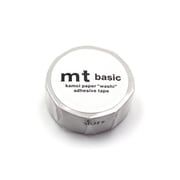 マスキングテープ mt 幅15mm×7m巻 1P パステルパールグレー MT01P497