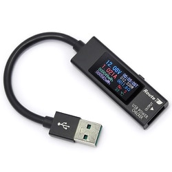 USB簡易電圧・電流チェッカー RT-USBVAC7QC