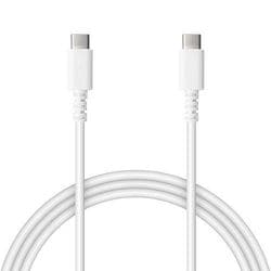 USB Type-C to Type-Cケーブル Power Delivery対応 ホワイト 1m R10CACC3A01WH