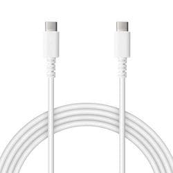 USB Type-C to Type-Cケーブル Power Delivery対応 ホワイト 2m R20CACC3A01WH