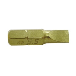 21446 [1/4" チタンコーティングマイナスビット 6.5mm]