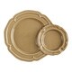 プレート 22cm コンビ ファムプレート Fam Plate 皿 食器 洋食器 陶器 日本製 ゴールドベージュ FAM-PC-GB