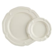 プレート 22cm コンビ ファムプレート Fam Plate 皿 食器 洋食器 陶器 日本製 ラテホワイト FAM-PC-LW