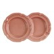 プレート 18cm ダブル ファムプレート Fam Plate 皿 食器 洋食器 陶器 日本製 コッパーピンク FAM-PW-CP