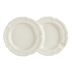 プレート 18cm ダブル ファムプレート Fam Plate 皿 食器 洋食器 陶器 日本製 ラテホワイト FAM-PW-LW
