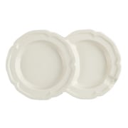 プレート 18cm ダブル ファムプレート Fam Plate 皿 食器 洋食器 陶器 日本製 ラテホワイト FAM-PW-LW