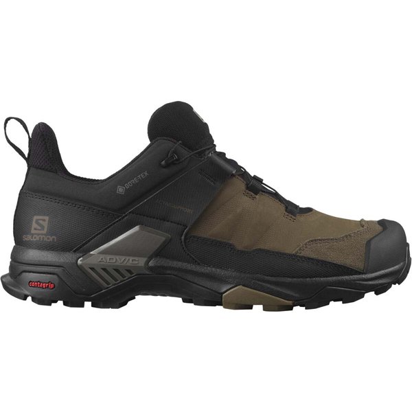 サロモン SALOMON  X ULTRA 4 LTR GORE-TEX L41351500 DESERT PALM/BLACK/KANGAROO 25cm [ハイキングシューズ メンズ]