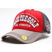 BTG CAP CP007 RD/GY [ゴルフキャップ BTGロゴメッシュキャップ 57～59cm レッド/グレー]
