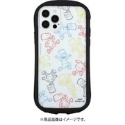 SIM-04A [iPhone 12/12 Pro用 ハイブリッドクリアケース ザ・シンプソンズ 総柄]