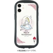 DN-843B [iPhone 12 mini 用 ハイブリッド クリアケース ディズニーキャラクター ふしぎの国のアリス ハートのトランプ]