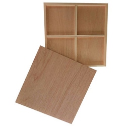 「幽閉」アート作品　写真　木製パネル貼り　530㎜×530㎜×20㎜