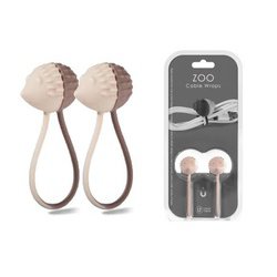 マグネット付き シリコン製 アニマルケーブルクリップ ハリネズミ zoocable Hedgehog_BR