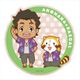 あの日見た花の名前を僕達 はまだ知らない。×ラスカル ダイカットウッドコースター ぽっぽ [キャラクターグッズ]