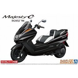 ザ・バイク No.27 ヤマハ SG03J マジェスティ C ’06 カスタムパーツ付き [1/12スケール プラモデル]