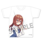 五等分の花嫁∬ 描き下ろし 抱きつかれTシャツ M クラシカル ver. 中野 三玖 [キャラクターグッズ]