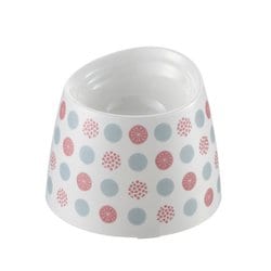 ワンちゃんの高さがある食器S 水玉