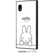 Galaxy A21 用 耐衝撃ケース KAKU ハイブリッド ミッフィー thinking 1 IQ-BGA21K3TB/MF001