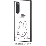Xperia 5 II 用 耐衝撃ケース KAKU ハイブリッド ミッフィー thinking 1 IQ-BXP5M2K3TB/MF001