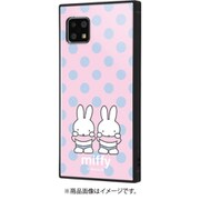 IQ-BAQSE4K3TB/MF008 [AQUOS sense4 / AQUOS sense4 lite / AQUOS sense4 basic 用 耐衝撃ケース KAKU ハイブリッド ミッフィー 水玉ピンク]