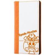 IJ-OFXSSB1WOR/OP3 [汎用 手帳型ケース FLEX バイカラー 01 SS ワンピース 海賊旗 エース]
