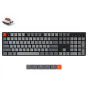 Keychron K1 ワイヤレス・メカニカルキーボード WHITE LED - US（テンキー付）-Gateron茶軸 K1-104-WHT-Brown-US