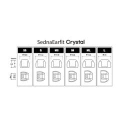 ヨドバシ.com - アズラ AZLA AZL-CRYSTAL-SET-M [SednaEarfit Crystal