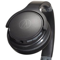 Audio-Technica ATH ワイヤレスヘッドホン ブラック ワイヤレスヘッドホン audio-technica オーバーヘッド型