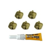 ゼリー状接着剤フック ミニ ゴールド 5個入 ANH-4