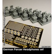 35PE07 1/35 WWII ドイツ戦車兵用ヘッドフォンセット エッチング＆レジン [プラモデル用パーツ]