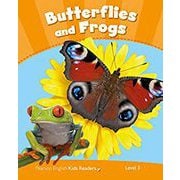 Pearson Kids Readers Level 3 Butterflies and Frogs [洋書ELT]