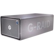 外付けハードディスク G-RAID(ジーレイド) 2 12TB USB 3.2(Gen 1)/Thunderbolt 3/HDMI SPACE GREY SDPH62H-012T-SBAAD