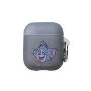 AirPods ケース ホホエミ  トム＆ジェリー グレー W-TJ070-GY
