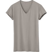 インナーシャツ YV9512 YG 【air MADE】 シリーズ メンズ 汗取り付 Vネック 短袖 Tシャツ Mサイズ グレー