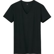 インナーシャツ YV9515 YG 【air MADE】 シリーズ メンズ Vネック Tシャツ Lサイズ ブラック