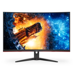 32インチ曲面ゲーミングモニター AOC C32G1/11 フルHD 144Hz - www