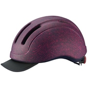 自転車ヘルメット KOOFU CS-1 マットヘリンボーンレッド M/Lサイズ(57~59cm)