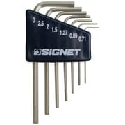 35060 [SIGNET シグネット 7本組 精密六角レンチセット ホルダー付]