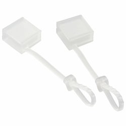 USBプラグカバー ホワイト 2個入 HS-A2UCAT3-W