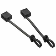 ライトニング&マイクロUSBプラグカバー ブラック 2個入 HS-A2SPCT3-K